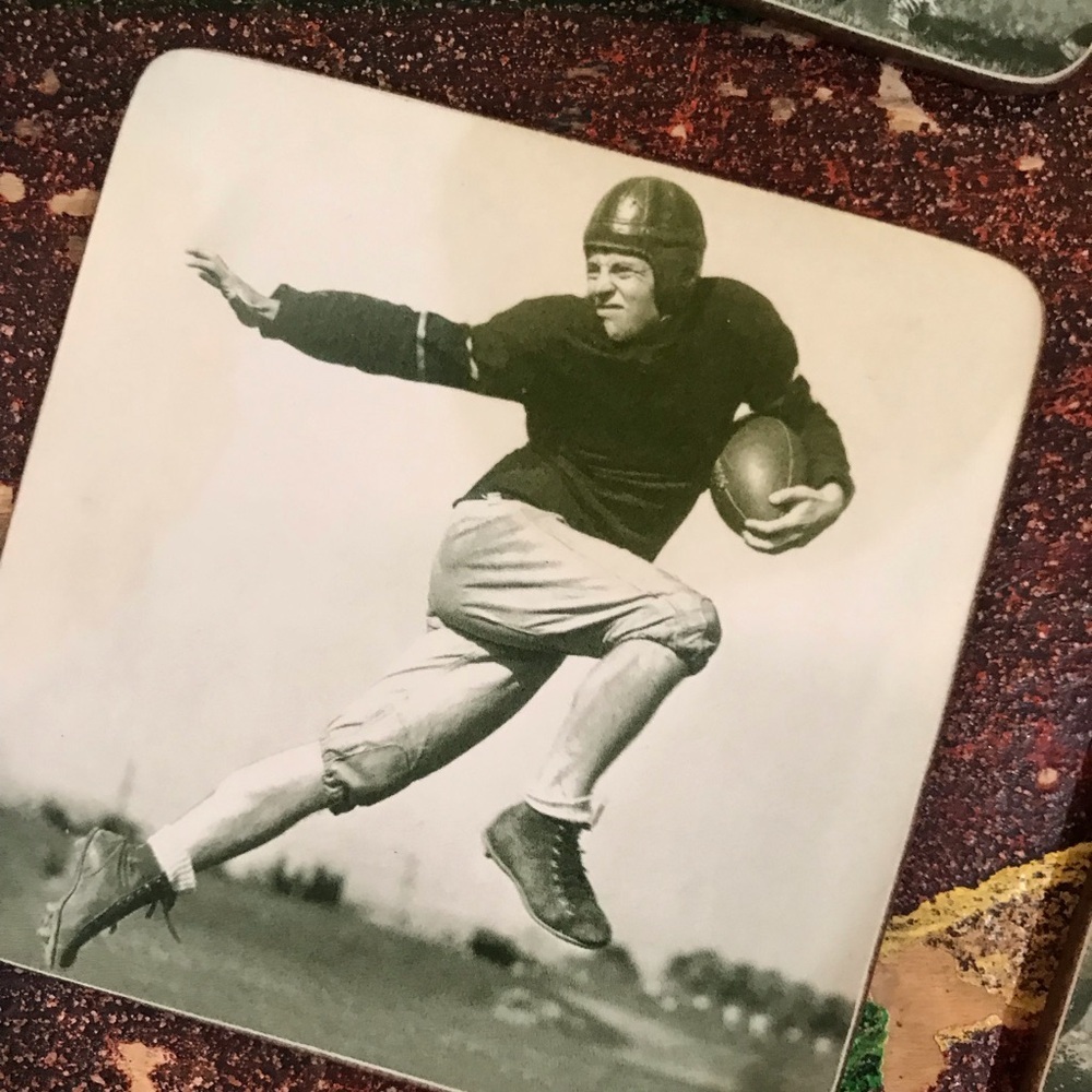▪️VINTAGE Pottery Barn Football Coasters - Picture 3 of 7